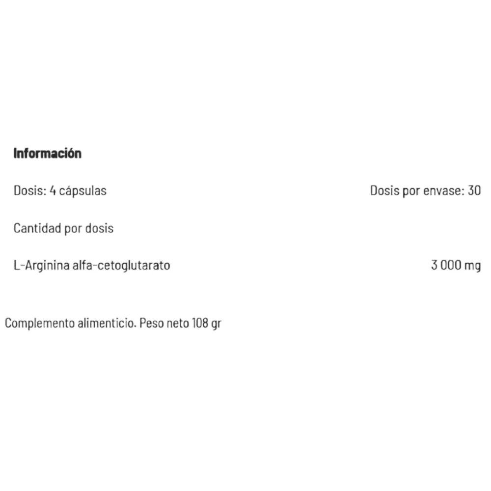 Nitric Oxide 120 Caps - Imagen 2