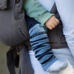 Calentadores Hoppediz Baby Warmers Organic light blue dark blue