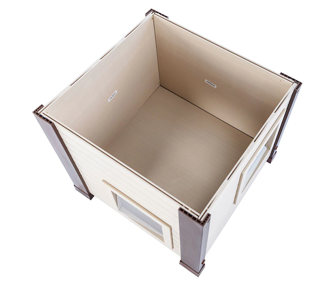 Casa Para Gatos Noa - Caseta De Interior/exterior - Fabricado En Ecoflex - Refugio Para Felinos Con Gatera - Imagen 3