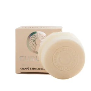 Champú + Mascarilla Sólido Proteínas Todo Tipo De Cabellos Curlmed 70g