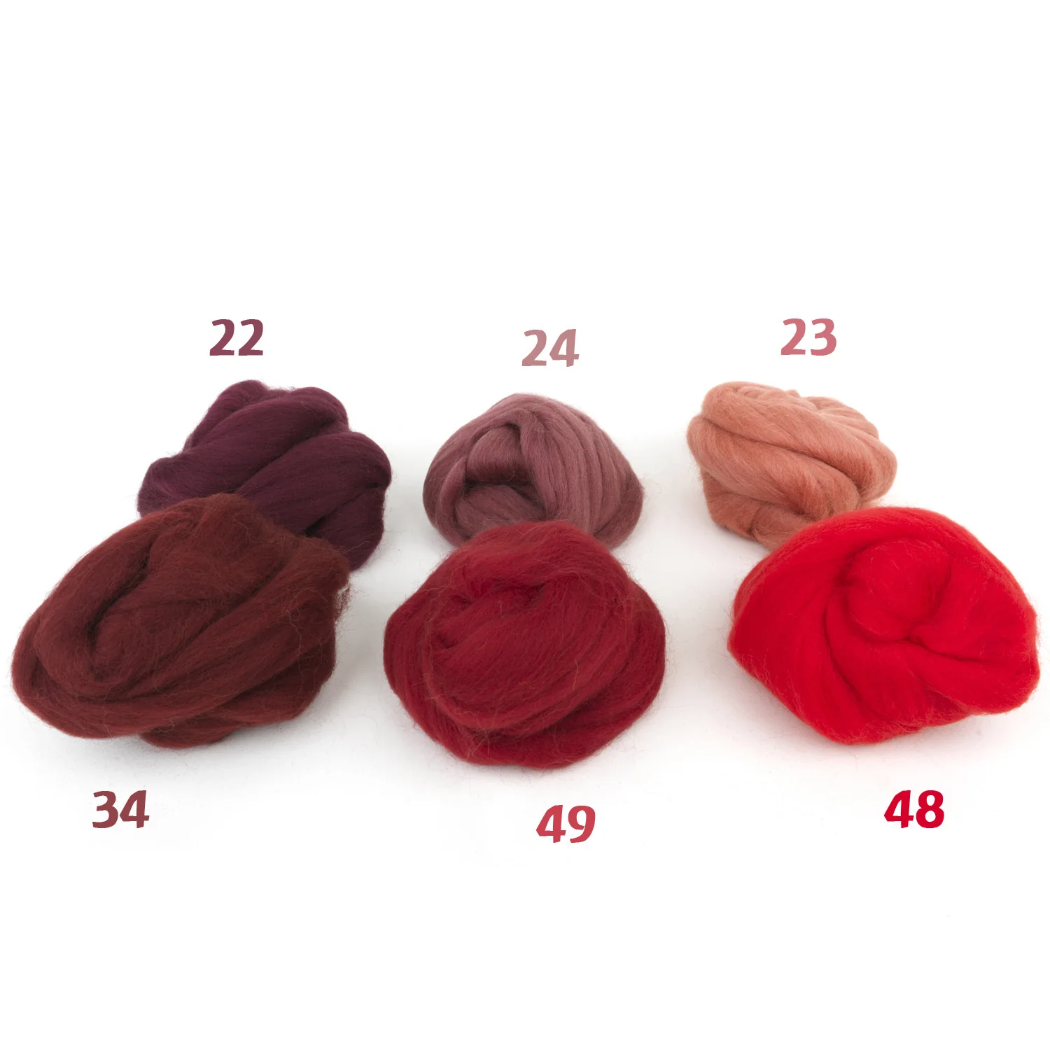 LANA CARDADA PEINADA Y TEÑIDA EN CINTA - Imagen 2