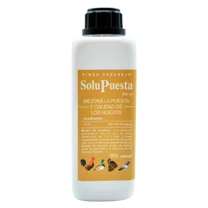 SoluPuesta - Mejora la Calidad de la cáscara del Huevo – Suplemento Alimenticio para Gallinas y otras Aves de Corral