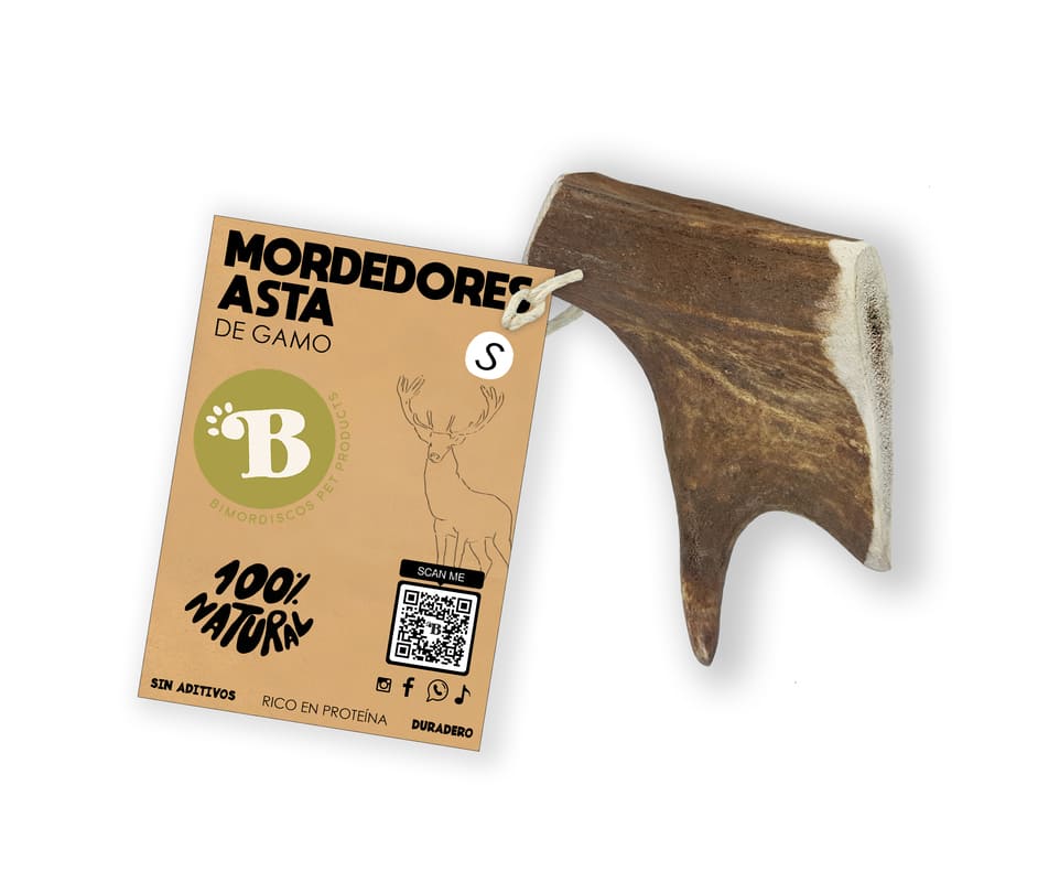 Bimordiscos Asta De Gamo Para Perros. S