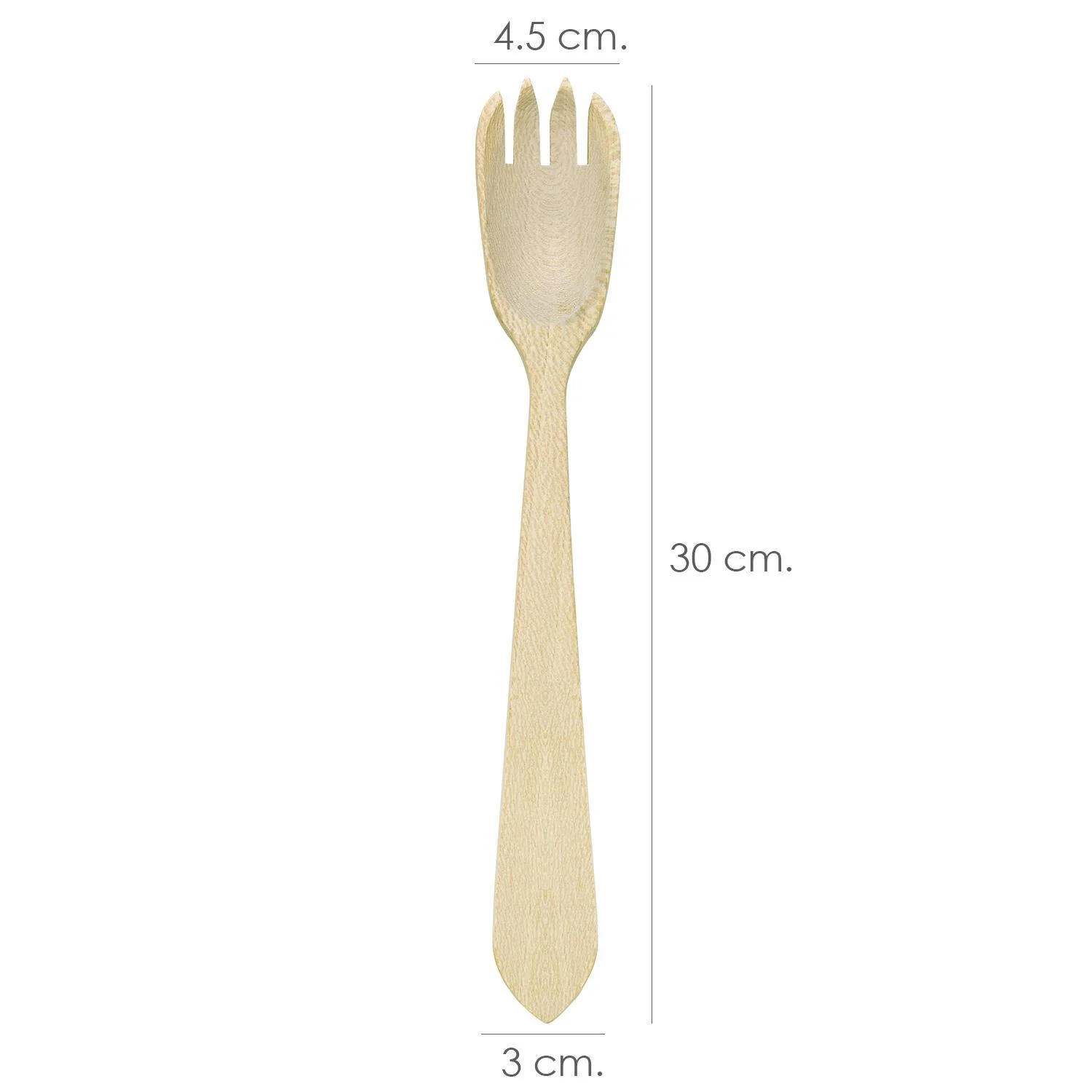 Tenedor Aleman Cocina Madera Oryx 30 Cm. - Imagen 2