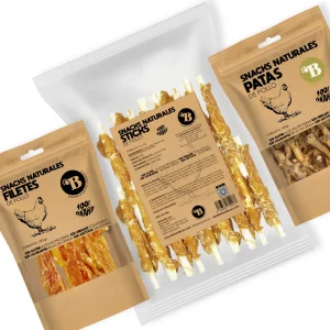 Bimordiscos Pack Snacks Naturales De Pollo Para Perros