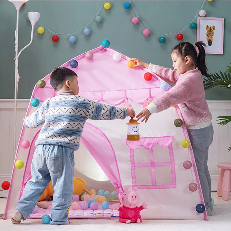 Carpa Castillo Casa Infantil Niñas Niños - Imagen 6