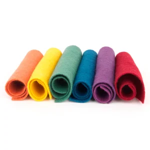 PACK FIELTRO ORGÁNICO COLORES FUERTES 15 X 20