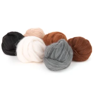 LANA DE ALPACA CARDADA PEINADA EN CINTA