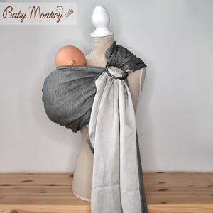 Bandolera de anillas  de anillas Linen Cotton Babymonkey