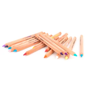 LÁPICES DE MADERA TRIANGULARES . COLORES SUELTOS