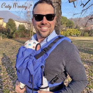 Mochila Ergonómica Regolo Azul Vaquera BabyMonkey recién nacido