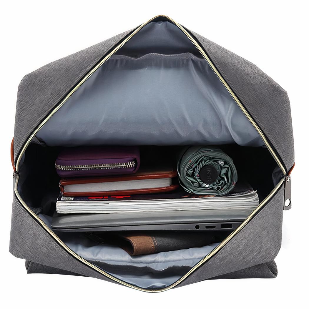 Mochila estilo escolar Harry Potter gris - Imagen 2