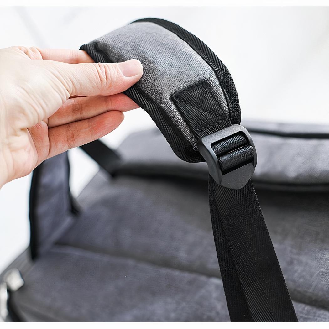 Mochila aislante grande gris - Imagen 5