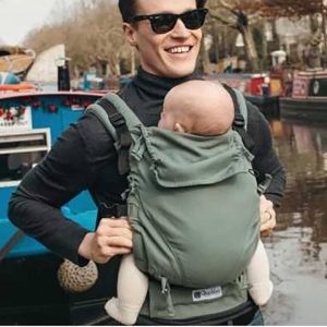 Mochila Ergonómica Quokkababy  E-Carrier  Green Diamond