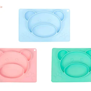 Plato Resistente en silicona Diseño de Oso
