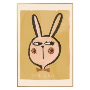 Póster Rabbit Grow Slowly 50 X 70 cm