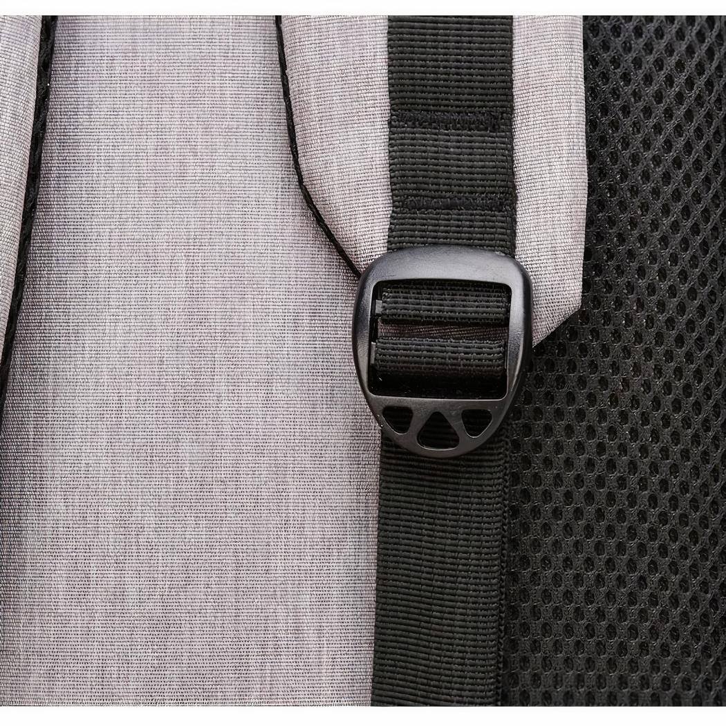 Mochila ergonómica de gran capacidad, gris oscuro - Imagen 2