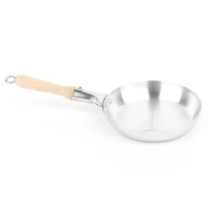 SARTÉN ALUMINIO CON ASA DE MADERA