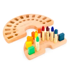 SOPORTE DE MADERA PARA CERAS