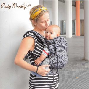 Mochila Ergonómica Regolo TwinkleTwinkle BabyMonkey (Recién nacido)