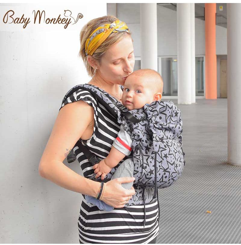 Mochila Ergonómica Regolo TwinkleTwinkle BabyMonkey (Recién nacido)