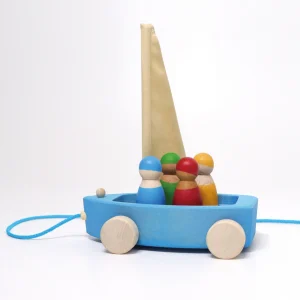 VELERO DE MADERA CON 4 PASAJEROS