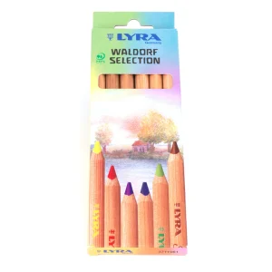 LÁPICES DE MADERA WALDORF SELECTION 6 COLORES